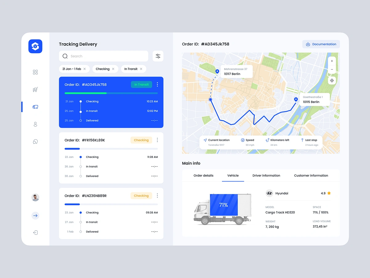 Logistics Dashboard